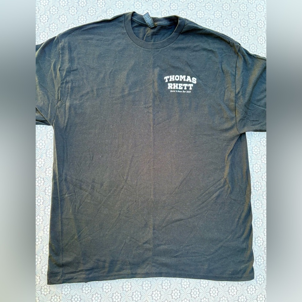 Thomas Rhett “Better in Boots” 2025 tour Local Crew T shirt